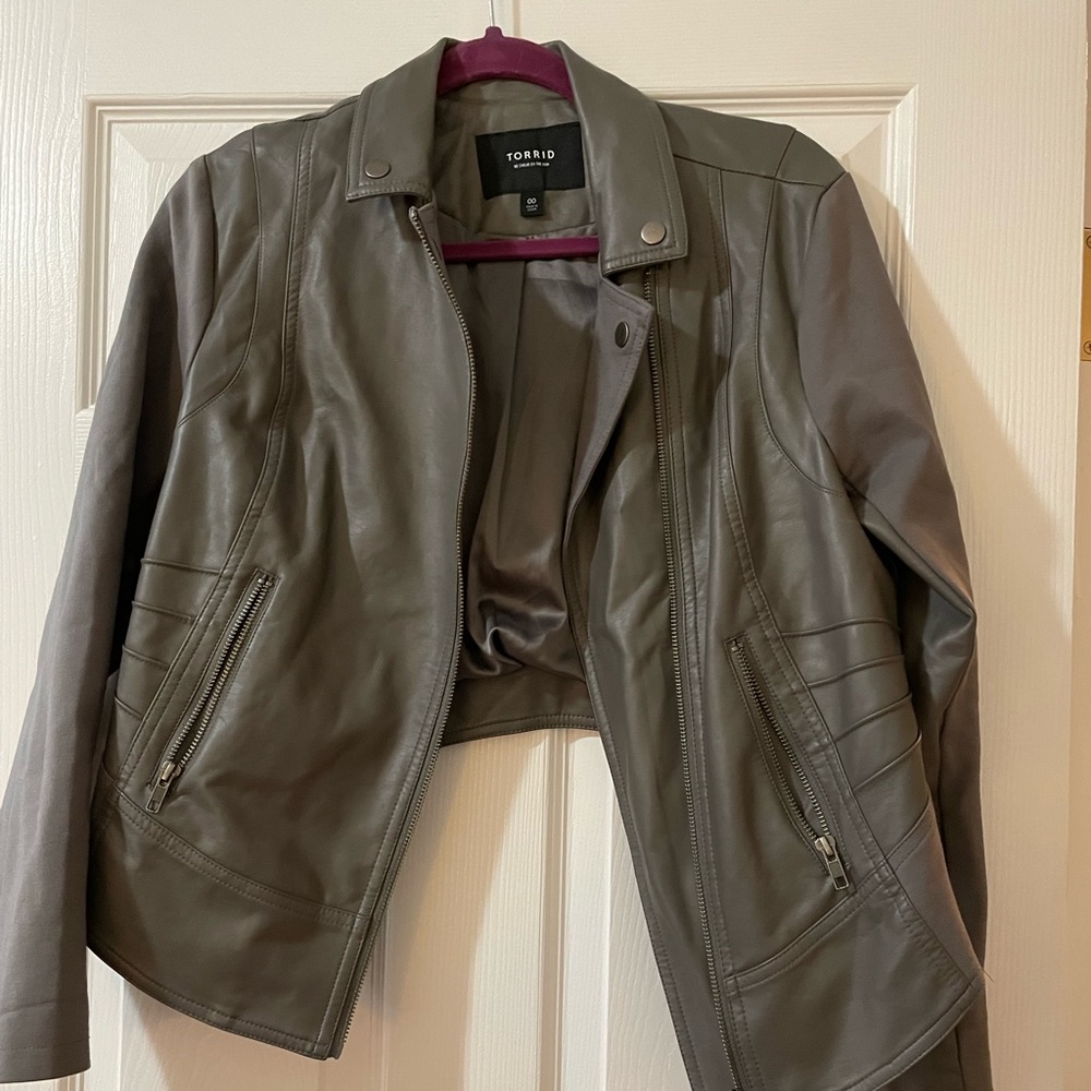 Torrid Faux Leather Moto Jacket